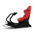 Rseat S1 Red Seat / Black Frame Racing Simulator Cockpit